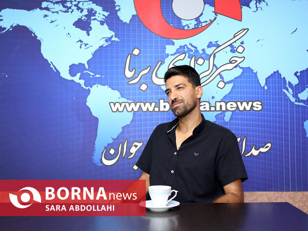 حضور محسن یوسفی در خبرگزاری برنا