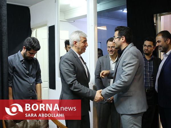 حضور حمید سجادی وزیر ورزش در خبرگزاری برنا