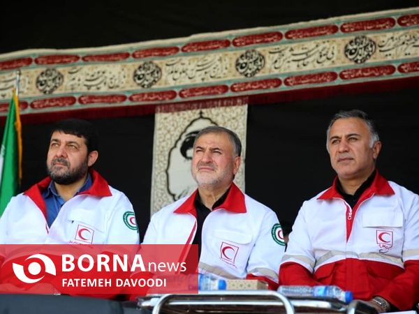 تجدید میثاق هلال احمری ها با امام خمینی(ره) و شهدا