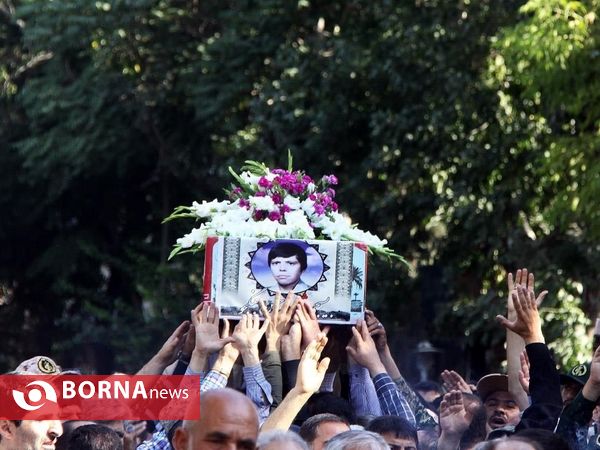 تشییع پیکر شهید جنگجو
