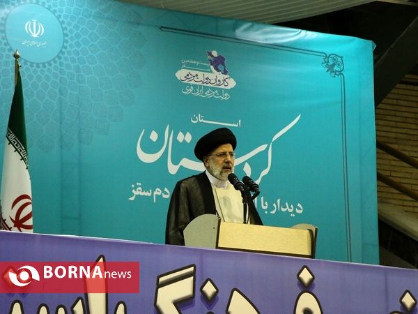 حضور رییس جمهور در سقز