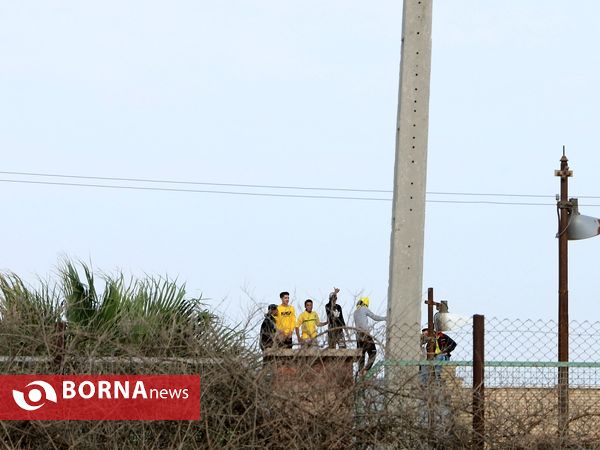 دیدار تیم های فوتبال صنعت نفت - شمس آذر قزوین