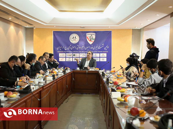 نشست خبری رییس فدراسیون موی تای