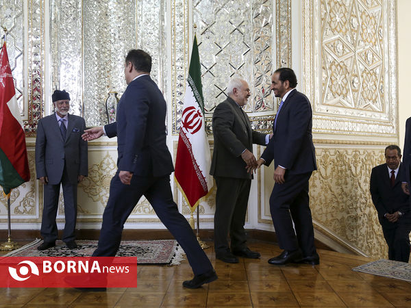 دیدار وزیر خارجه عمان با محمدجواد ظریف