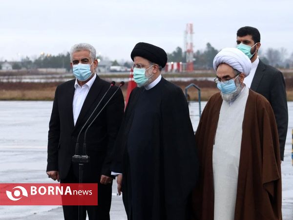 ورود رییس جمهور به رشت