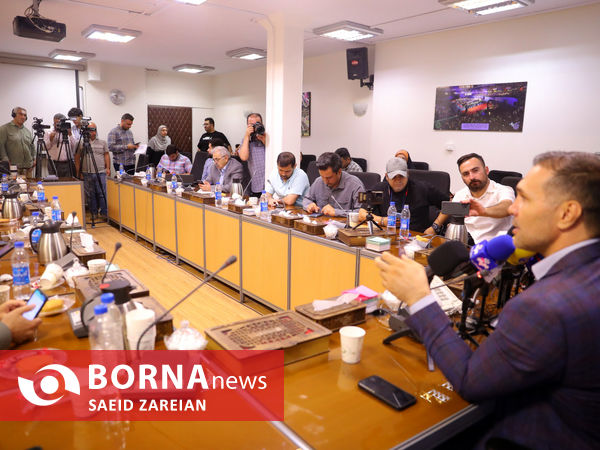 نشست خبری مدیرعامل سازمان ورزش شهرداری تهران