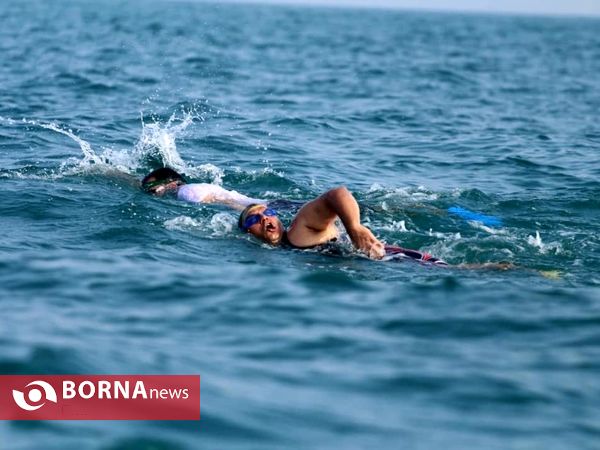 حضور دو شناگر کرمانی درنوزدهمین دوره شنای جانبازان در خلیج فارس