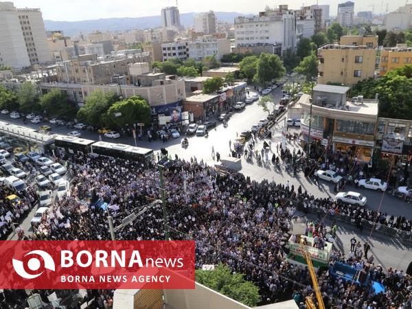 وداع جاودانه مشهدی ها با شهید غیرت