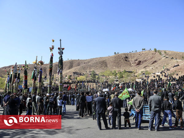 عزاداری تاسوعا در «روستای خرو» نیشابور