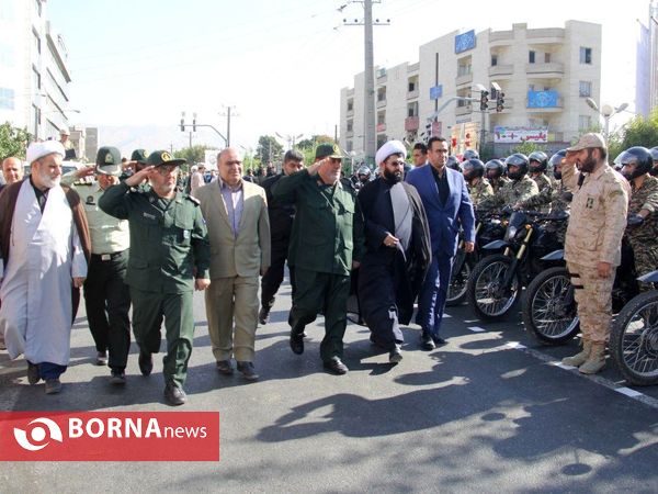 مراسم هفته دفاع مقدس- شهرستان قدس