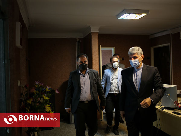 حضور رامین مهمان‌پرست در خبرگزاری برنا