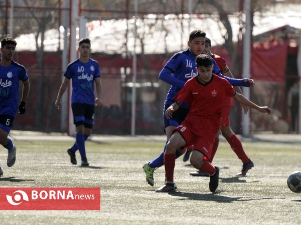 دیدار تیم‌های فوتبال نوجوانان پرسپولیس 2-  نوجوانان استقلال 0