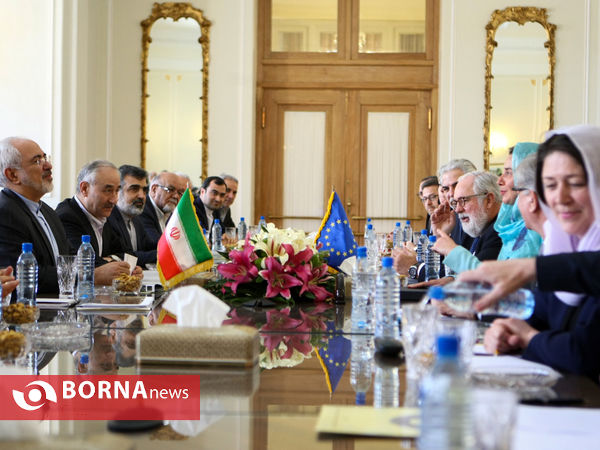 دیدار محمد جواد ظریف و فدریکا موگرینی