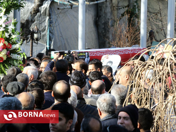 تشییع پیکر مرحوم همایون بهزادی
