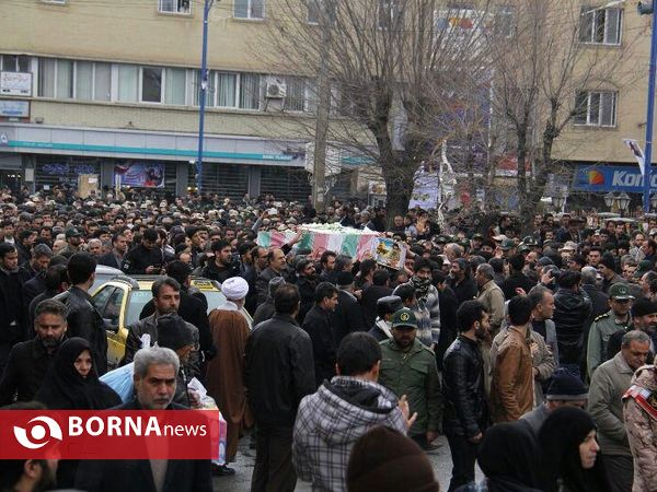 تشییع پیکر پاک و مطهر شهدای مدافع حرم در ارومیه