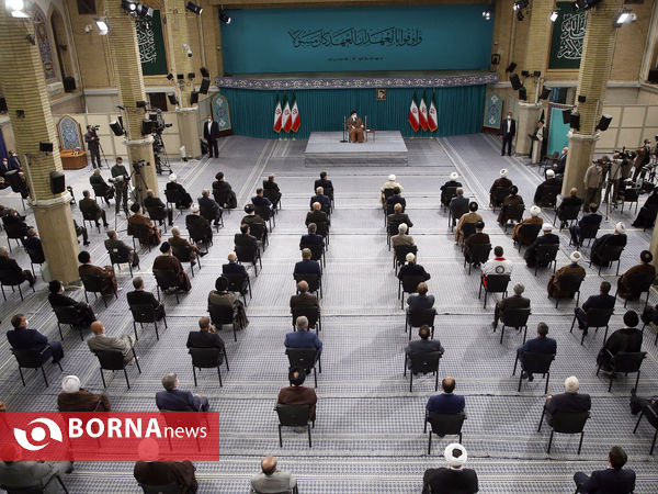 دیدار مسئولان نظام با مقام معظم رهبری