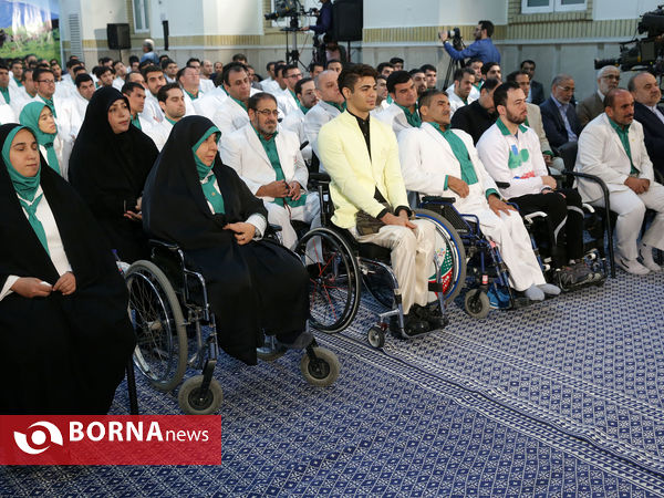دیدارمدال‌آوران بازی‌های پاراآسیایی با رهبر انقلاب اسلامی
