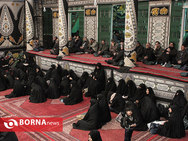 عزاداری ایام فاطمیه در حسینیه سادات اخوی