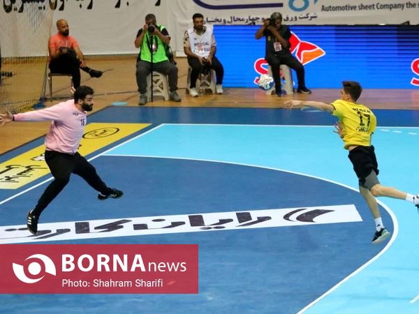 دیدار تیم های هندبال الکویت کویت - سپاهان