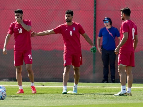 تمرین تیم ملی قبل از دیدار با ولز