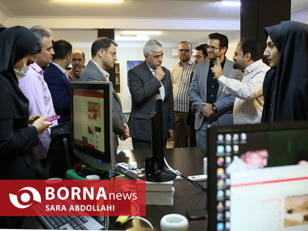 حضور حمید سجادی وزیر ورزش در خبرگزاری برنا