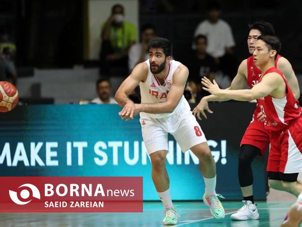 دیدار تیم های بسکتبال ایران - ژاپن