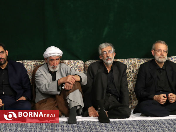 مراسم عزاداری شب عاشورا در حضور رهبر انقلاب