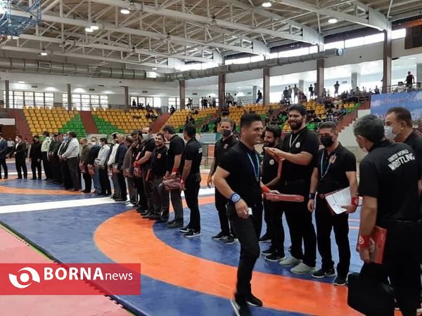 برگزاری مسابقات کشتی آزاد نونهالان کشور در الیگودرز