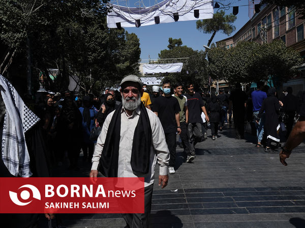 پیاده روی جاماندگان اربعین در تهران - ۲