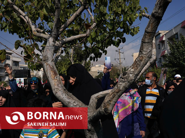 تشییع پیکر طلبه شهید آرمان علی‌وردی
