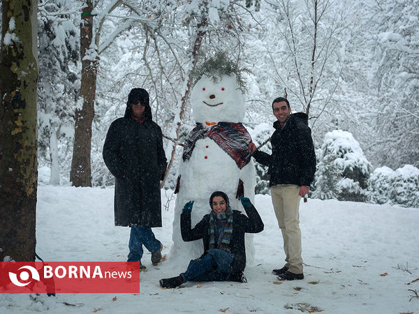 بارش برف در تهران-۴
