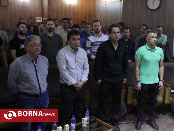 مراسم معارفه خداد عزیزی بعنوان سرمربی جدید سپیدرود رشت