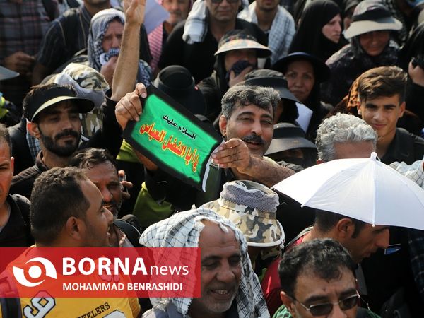 دلدادگان حسینی مرز شلمچه