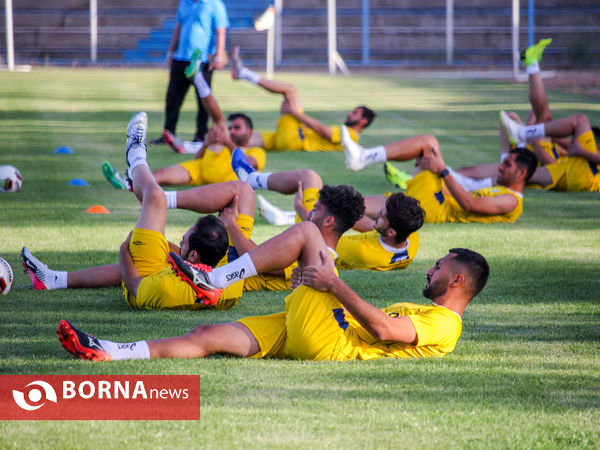 تمرینات تیم فوتبال آلومینیوم اراک