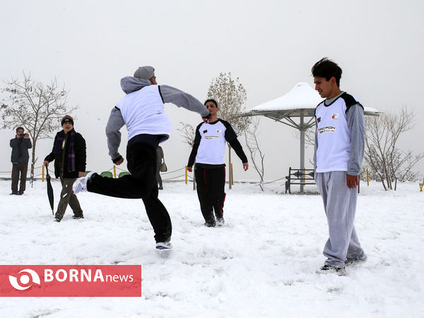 پارکور در برف