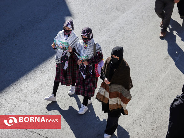 آیین تشیع شهید گمنام در اراک