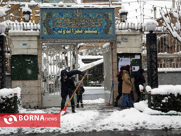 بارش برف در تهران -2