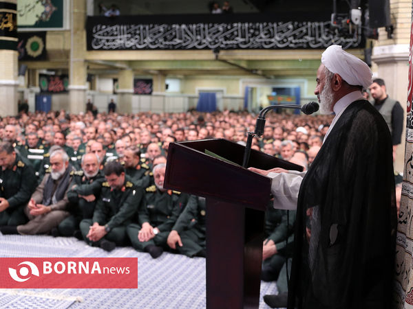 دیدار مجمع عالی فرماندهان سپاه با فرمانده کل قوا
