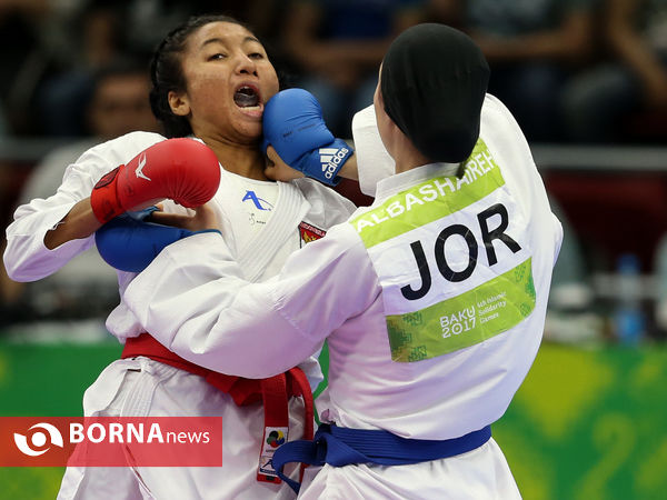 سکوی مسابقات کاراته روز اول مسابقات باکو ۲۰۱۷