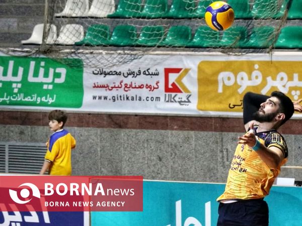 هفته هشتم لیگ برتر والیبال؛دیدار تیم‌های گیتی پسند و شهرداری گنبد