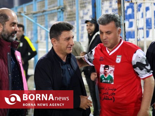 در حاشیه دیدار دوستانه پیشکسوتان تیم ملی _ پیشکسوتان ملوان