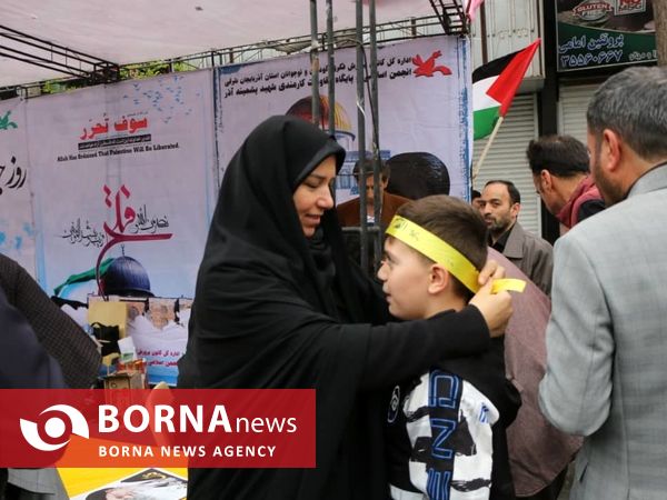 حضور پرشور مردم تبریز در راهپیمایی روز جهانی قدس