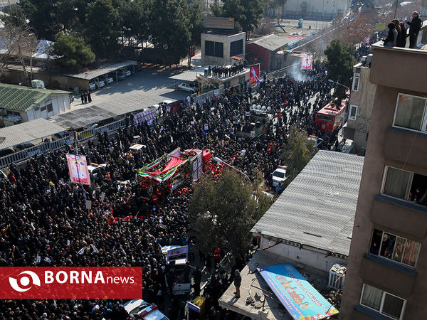 تشییع شهدای آتش نشان حادثه پلاسکو