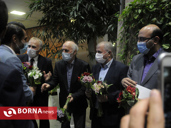 استقبال از تیم فوتبال پرسپولیس در فرودگاه امام خمینی