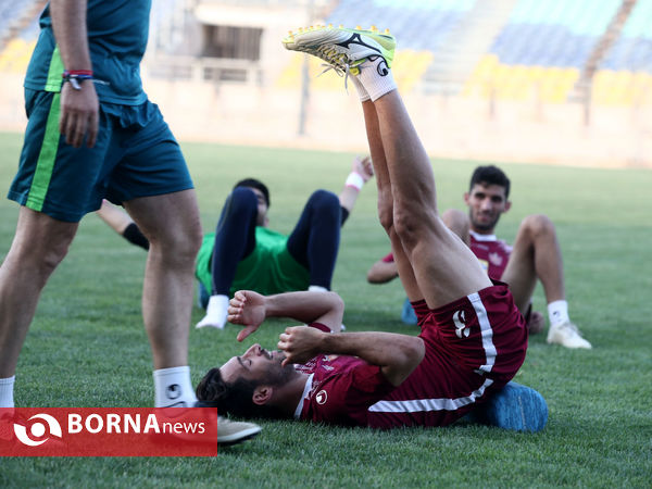 تمرین تیم فوتبال پرسپولیس تهران