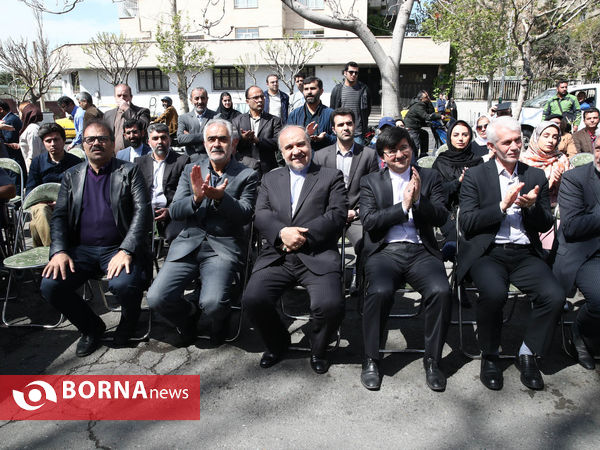 مراسم گلریزان اهالی ورزش با حضور وزیر ورزش و جوانان