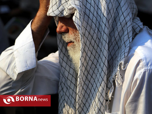 مراسم دعای عرفه در مقبره شهدای گمنام شهرک شهید محلاتی