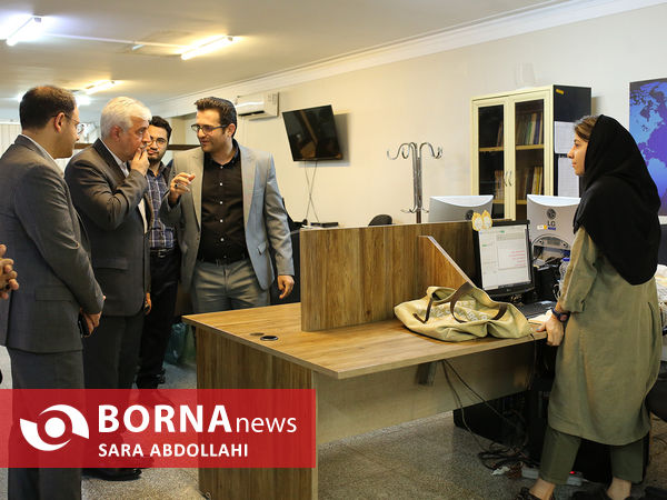 حضور حمید سجادی وزیر ورزش در خبرگزاری برنا