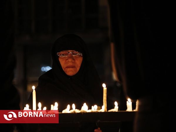 شام غریبان در محله گلوبندک تهران
