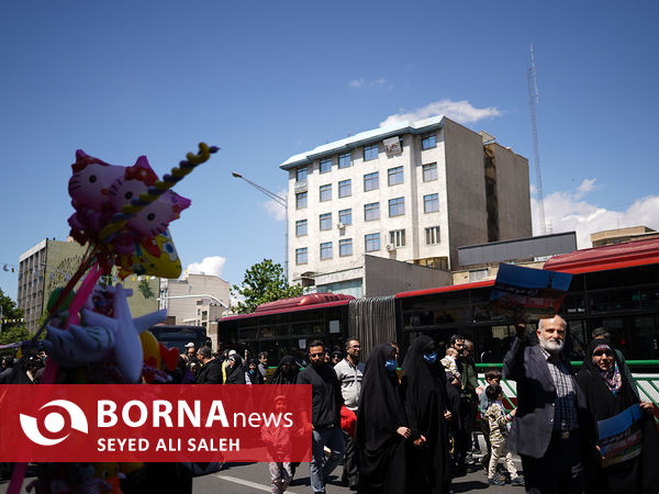 راهپیمایی روز جهانی قدس در تهران